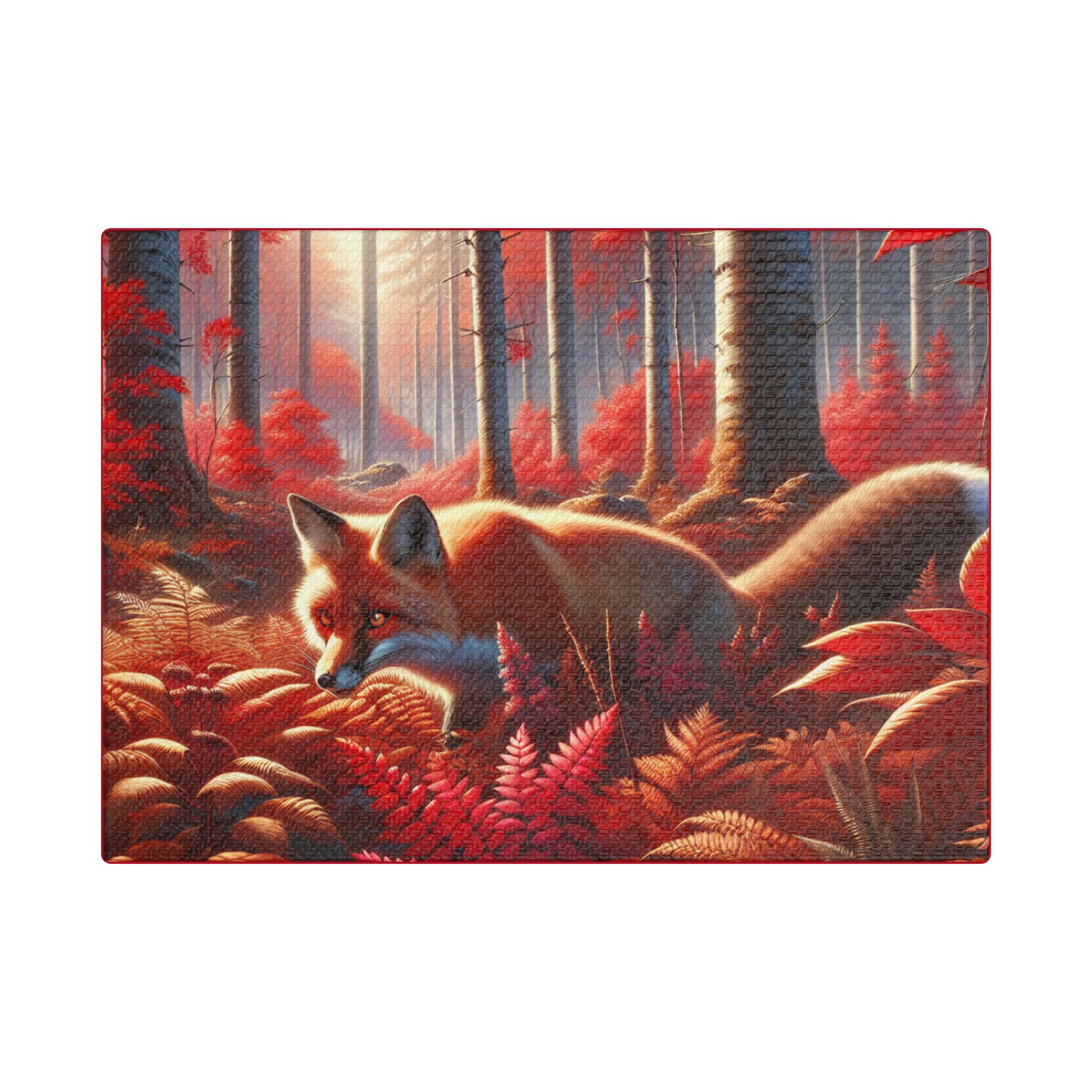 Canvas Print Fox On Guard For Dinner