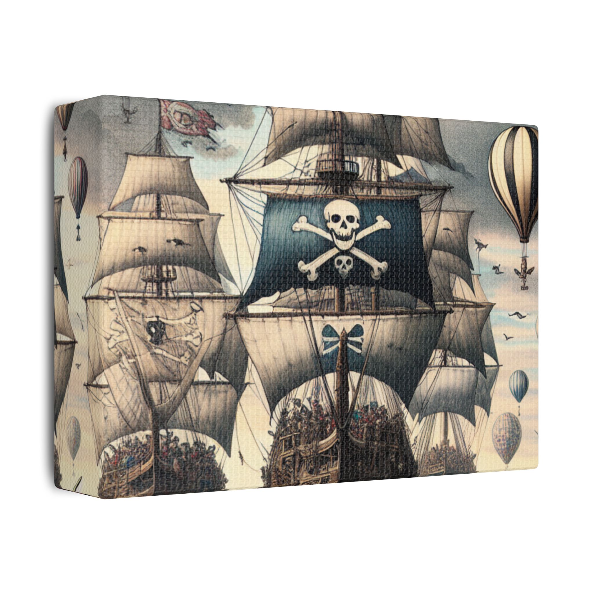 Canvas Print: Pieces Of Eight The Pirates Are Coming - Image 2