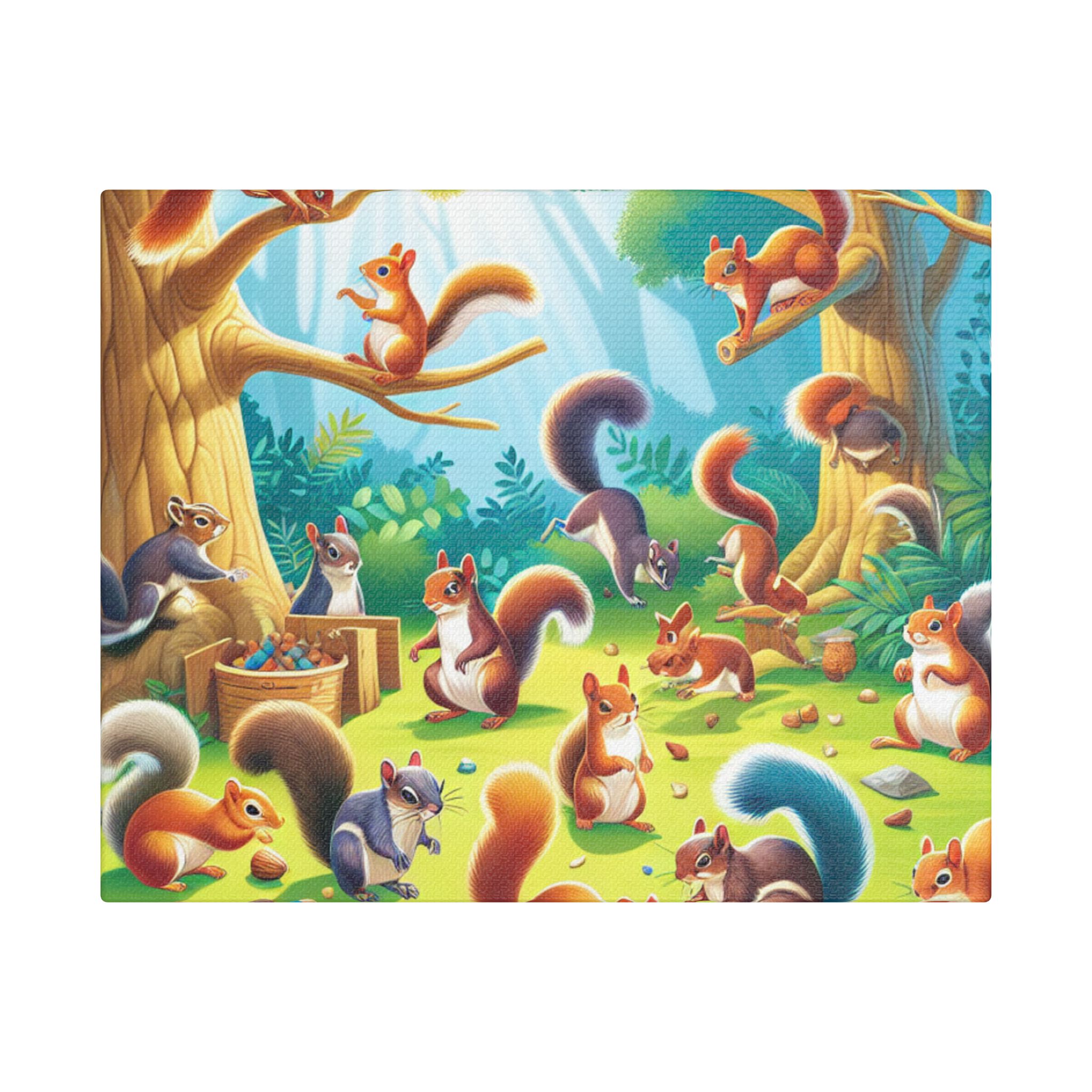 Canvas Print Squirrels In Spring Time - Image 5