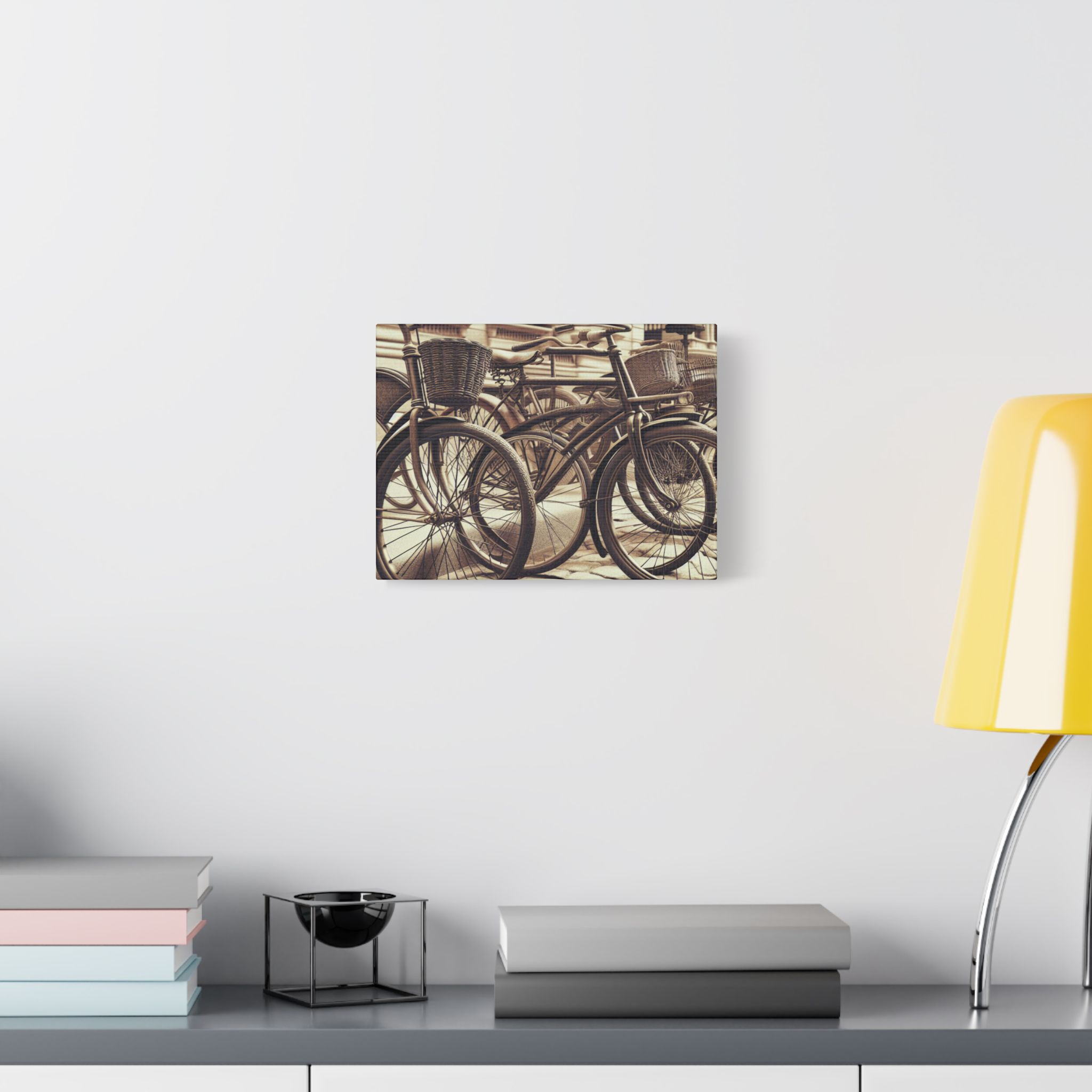 Canvas Wall Art - Lets Go On A Bicycle Race Satin Print - Image 11