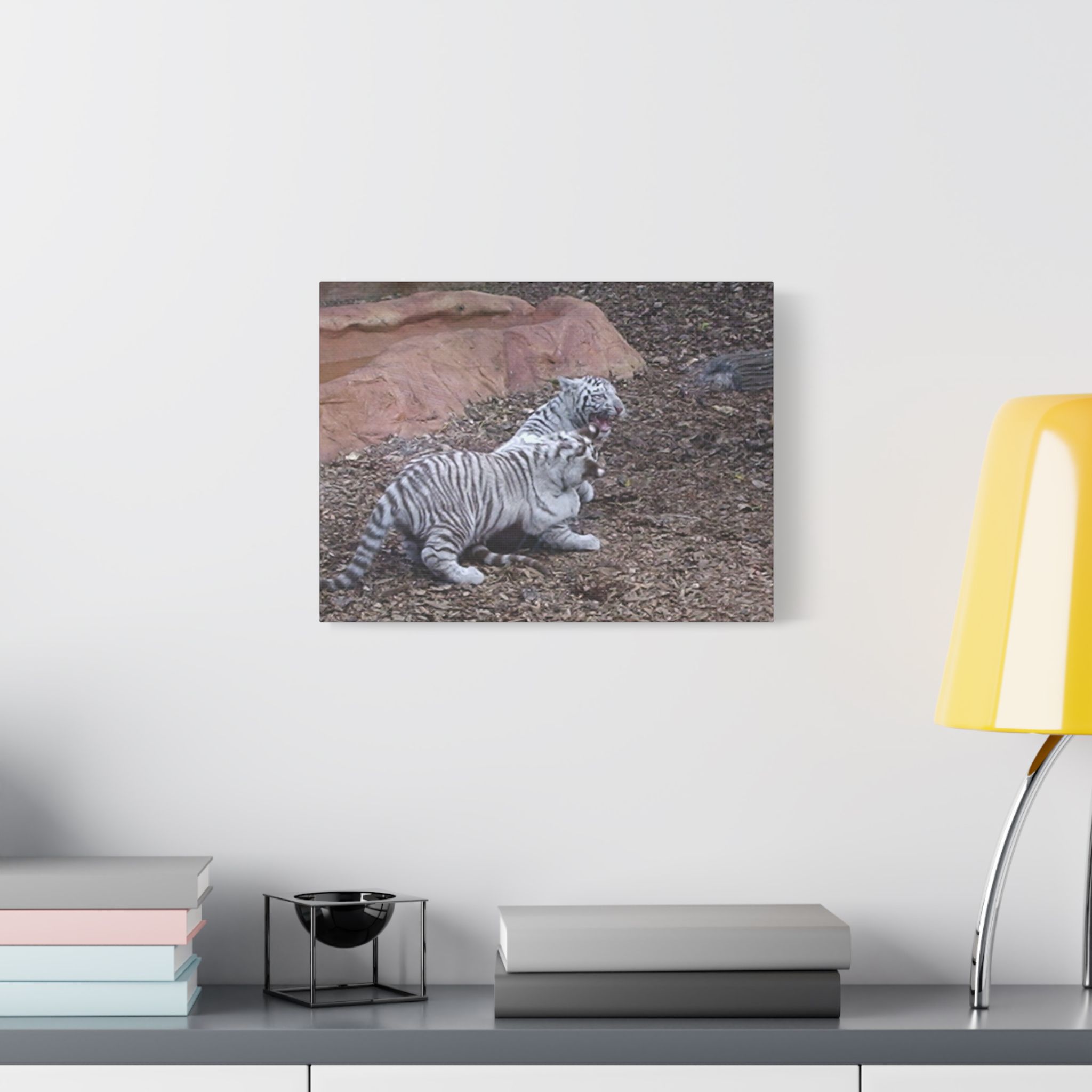 Canvas Wall Art Baby Tiger's Come On Let's Play - Image 15