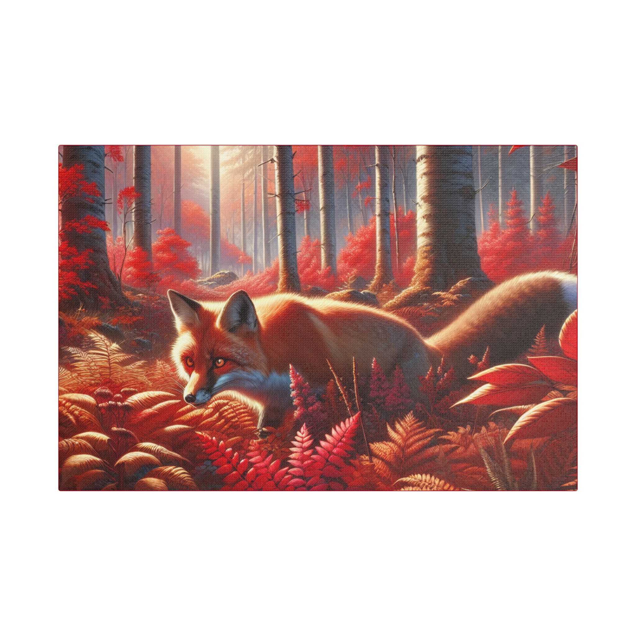 Canvas Print Fox On Guard For Dinner - Image 17