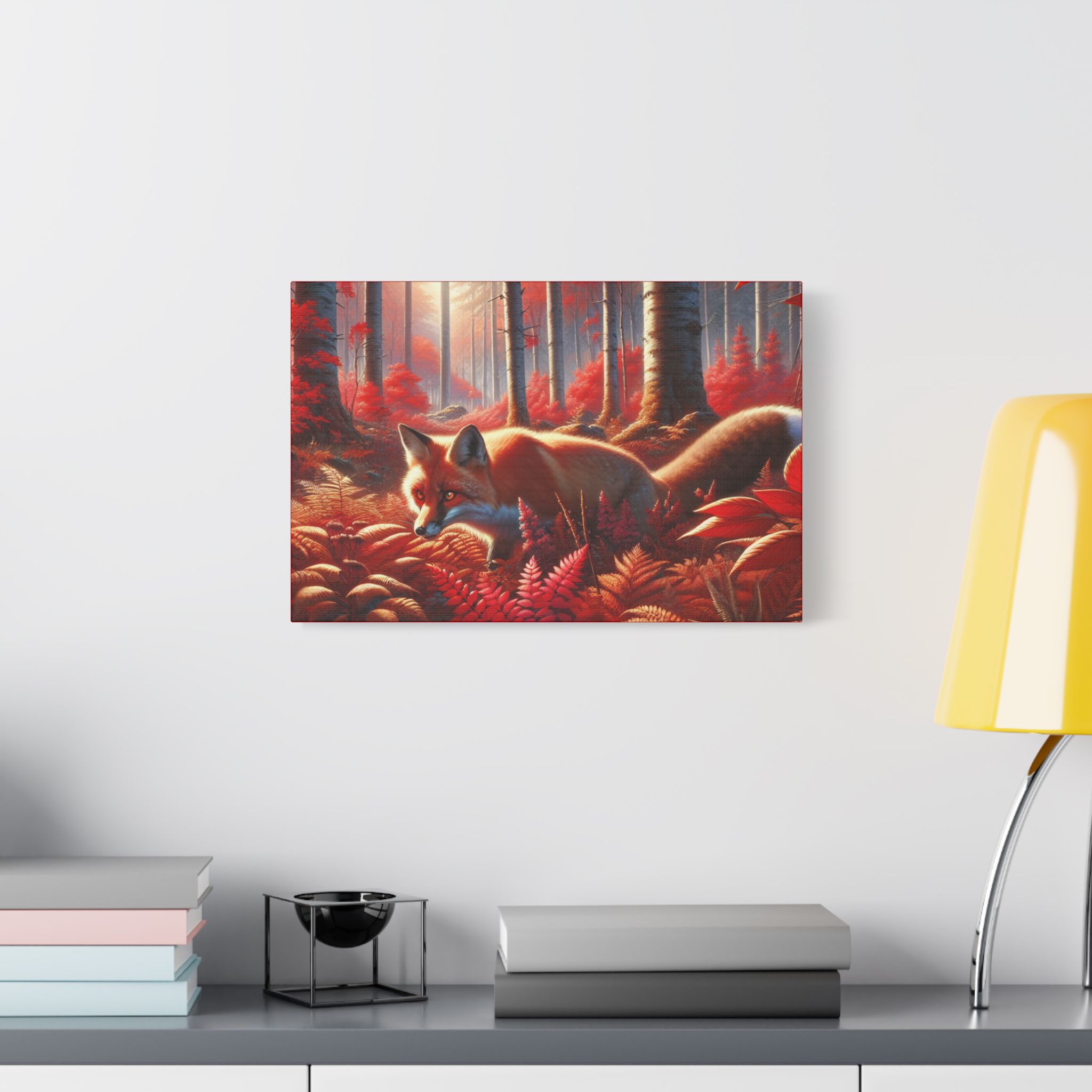 Canvas Print Fox On Guard For Dinner - Image 19