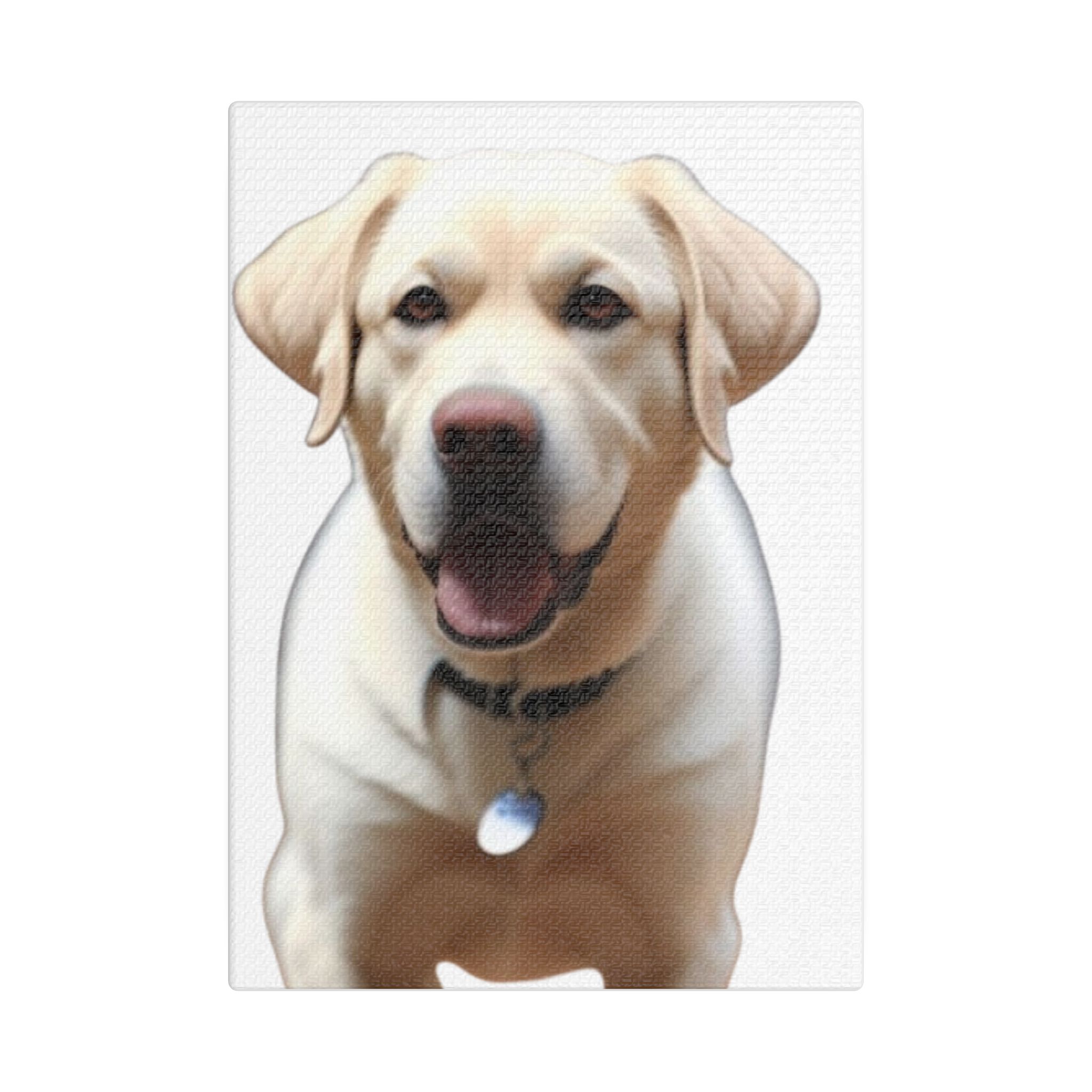 Canvas Print: Labrador Of Love