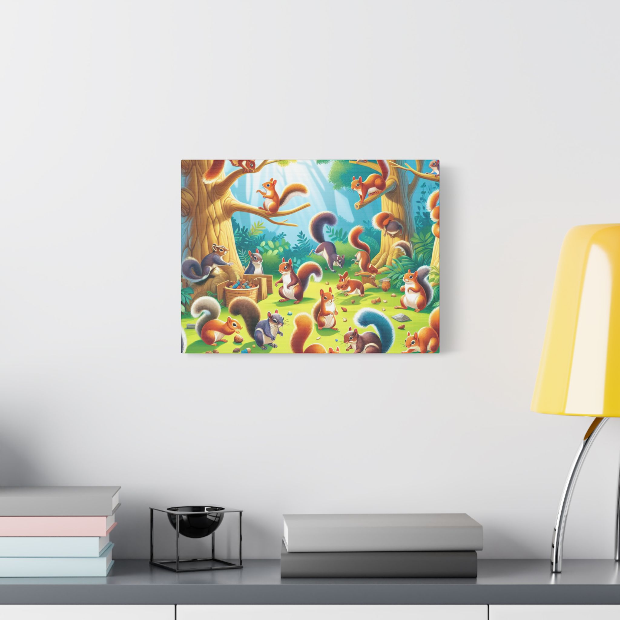 Canvas Print Squirrels In Spring Time - Image 19