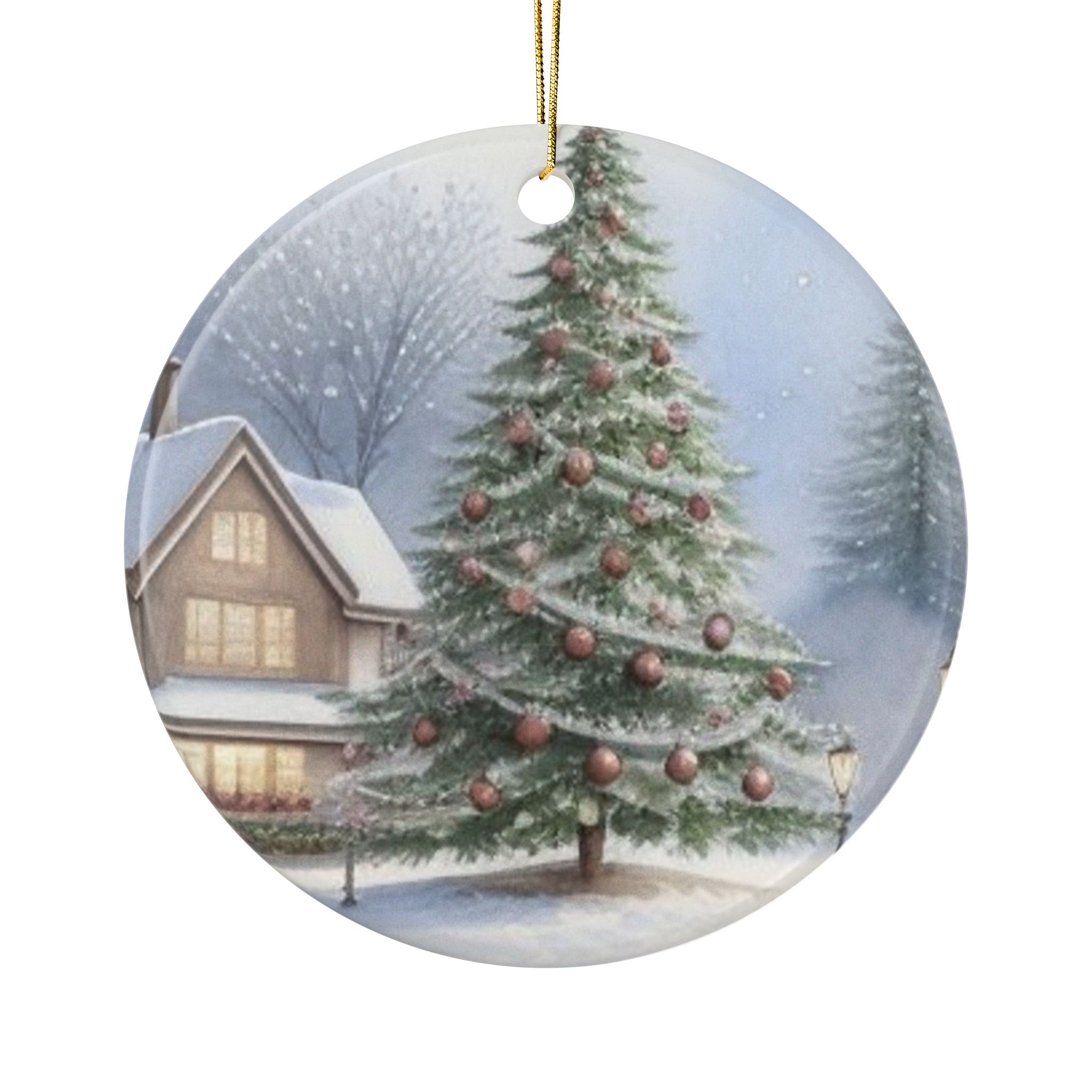 Ceramic Ornaments - The Christmas Village,