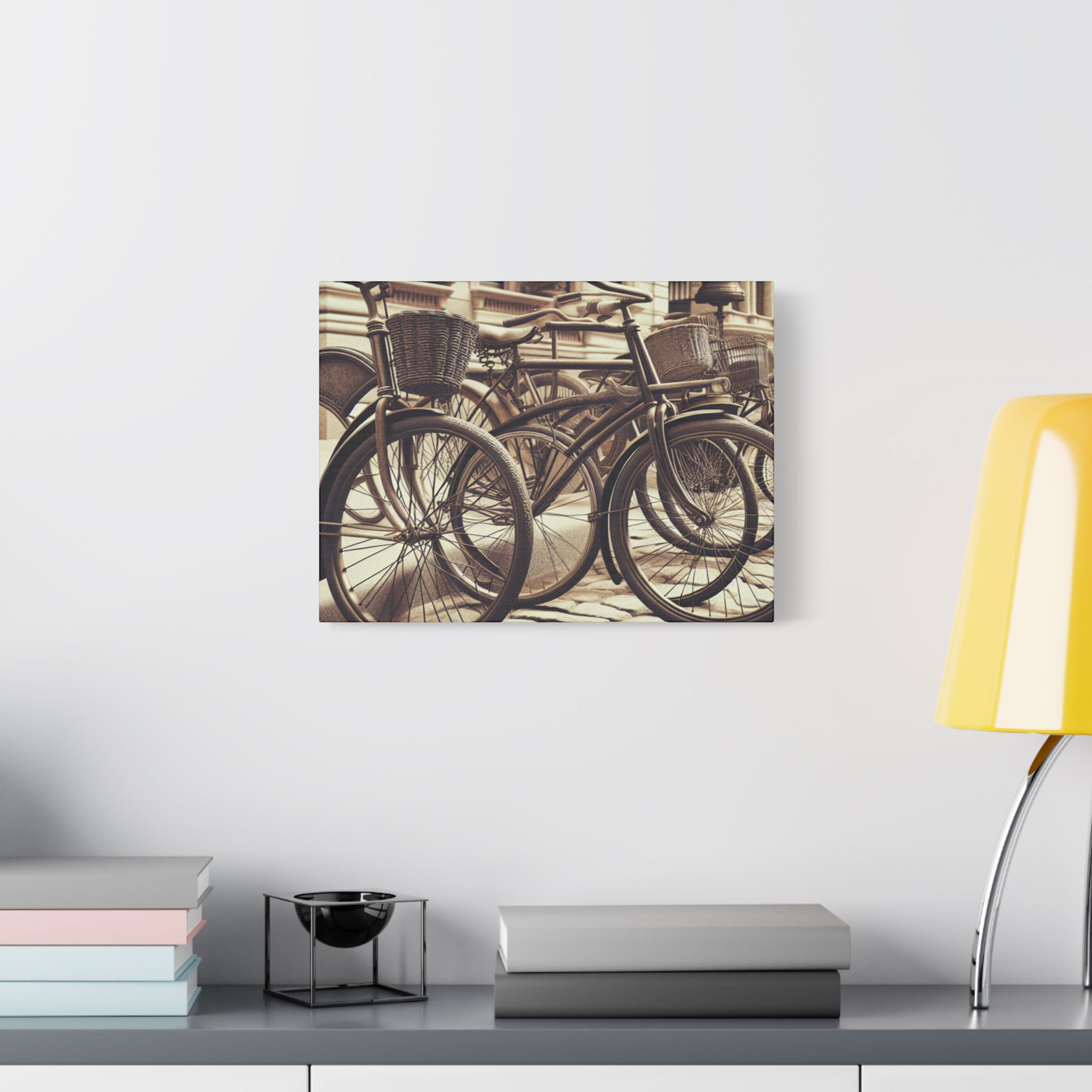 Canvas Wall Art - Lets Go On A Bicycle Race Satin Print - Image 19