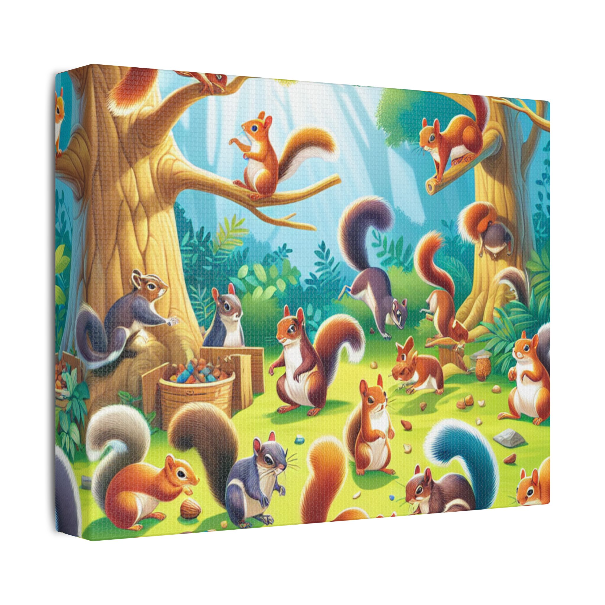 Canvas Print Squirrels In Spring Time - Image 6