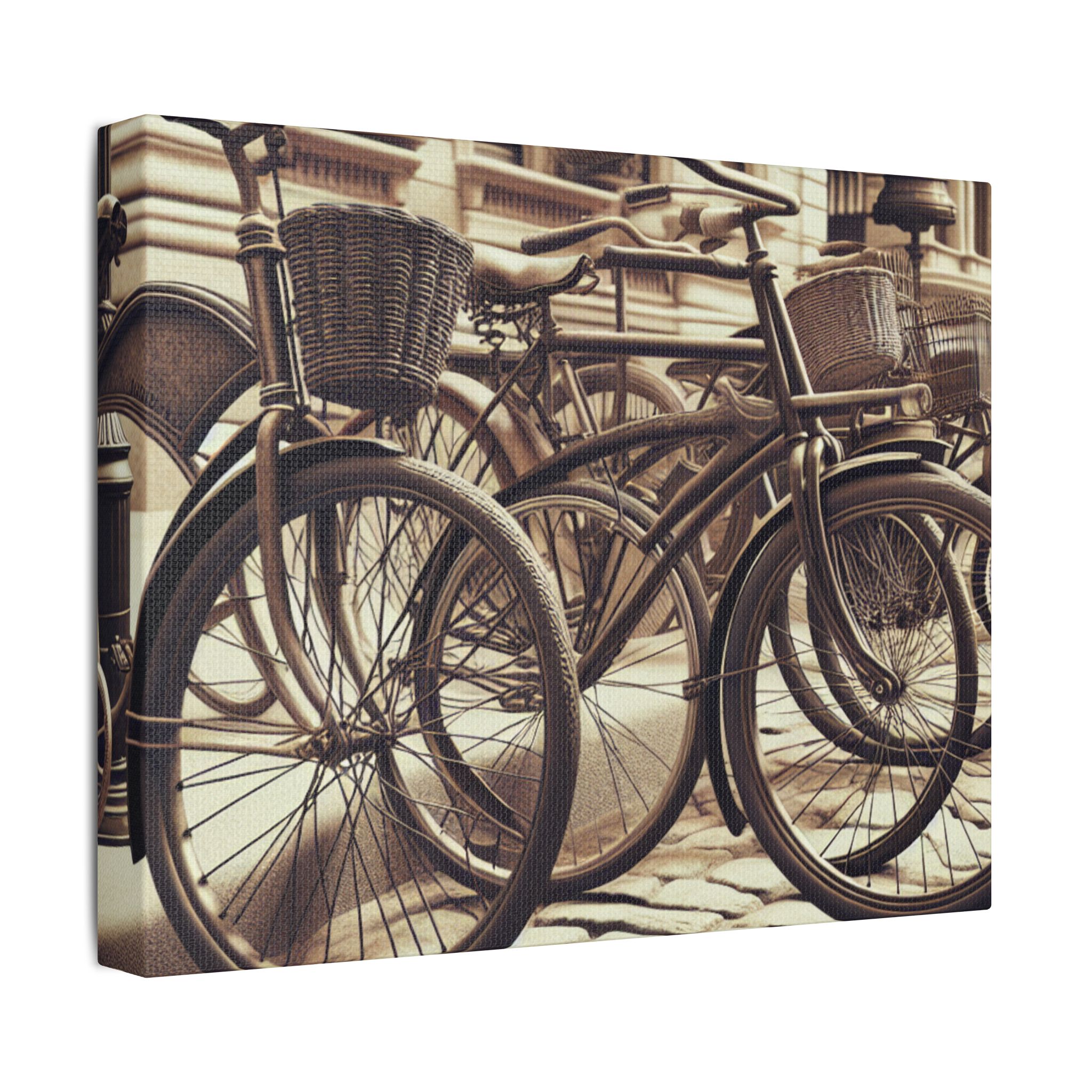 Canvas Wall Art - Lets Go On A Bicycle Race Satin Print - Image 14
