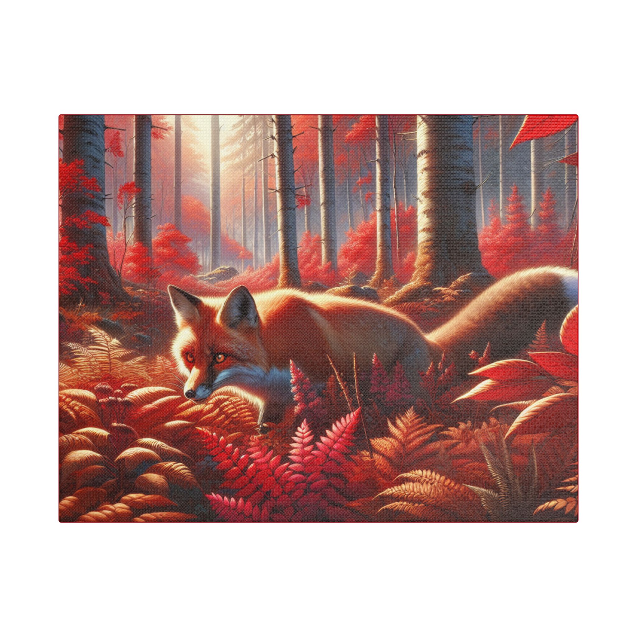 Canvas Print Fox On Guard For Dinner - Image 13