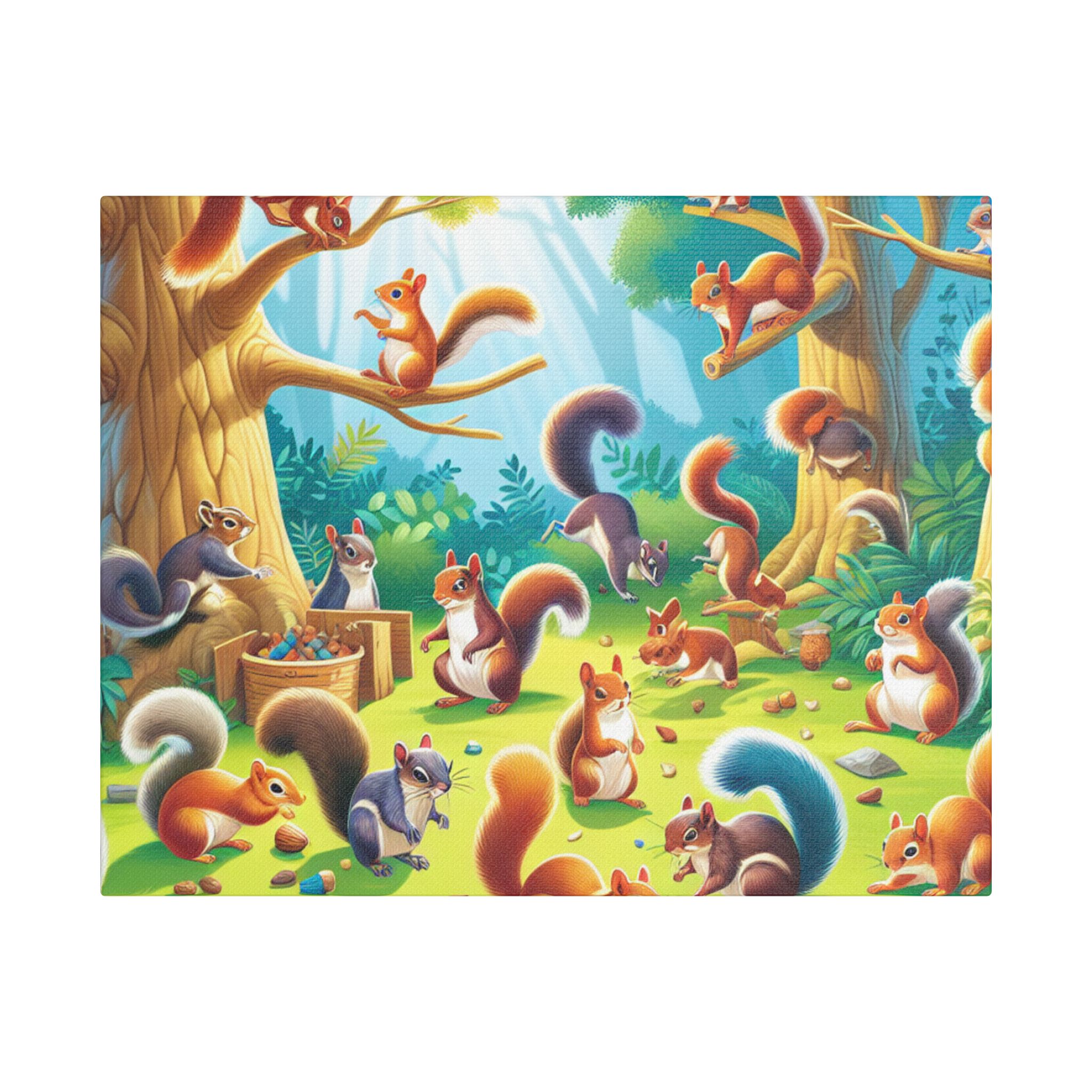 Canvas Print Squirrels In Spring Time - Image 13