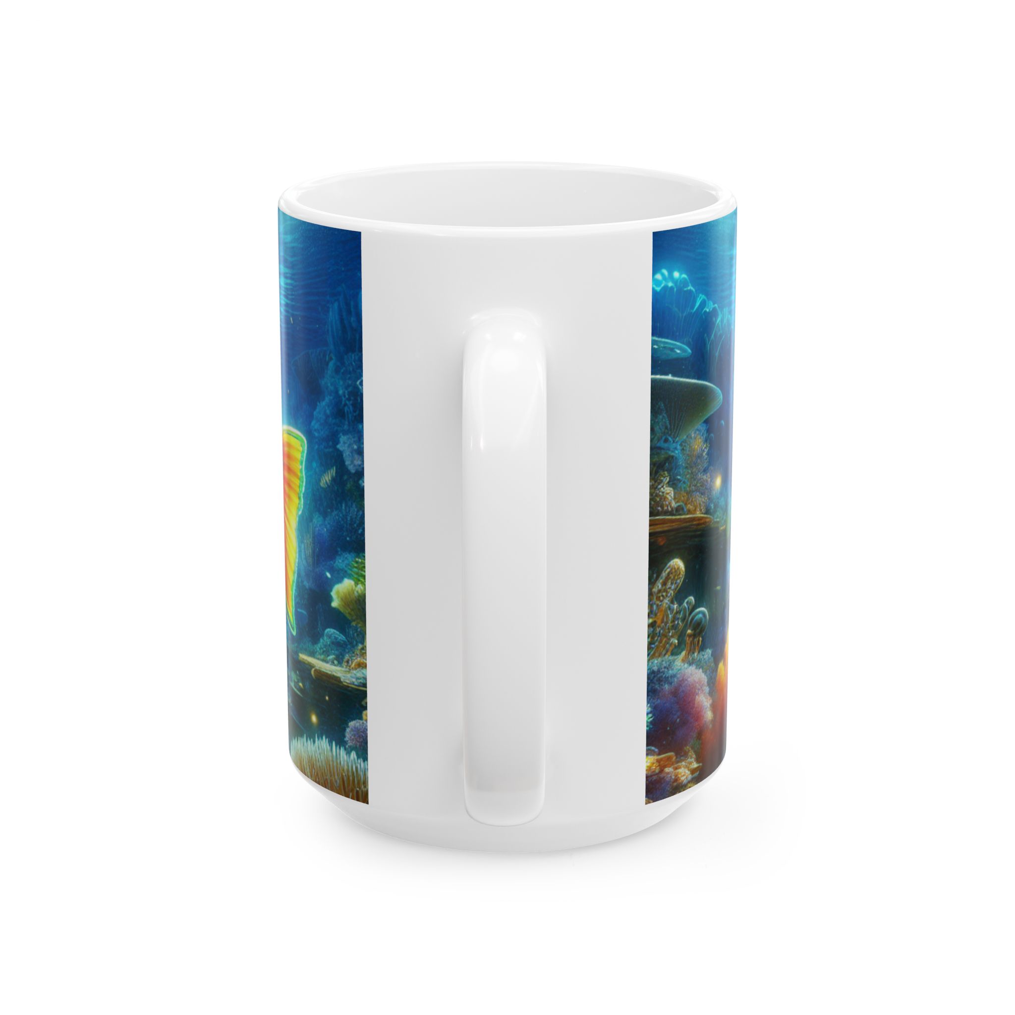 Mug - Fishy Tea Break Ceramic Mug (11oz, 15oz) - Image 6