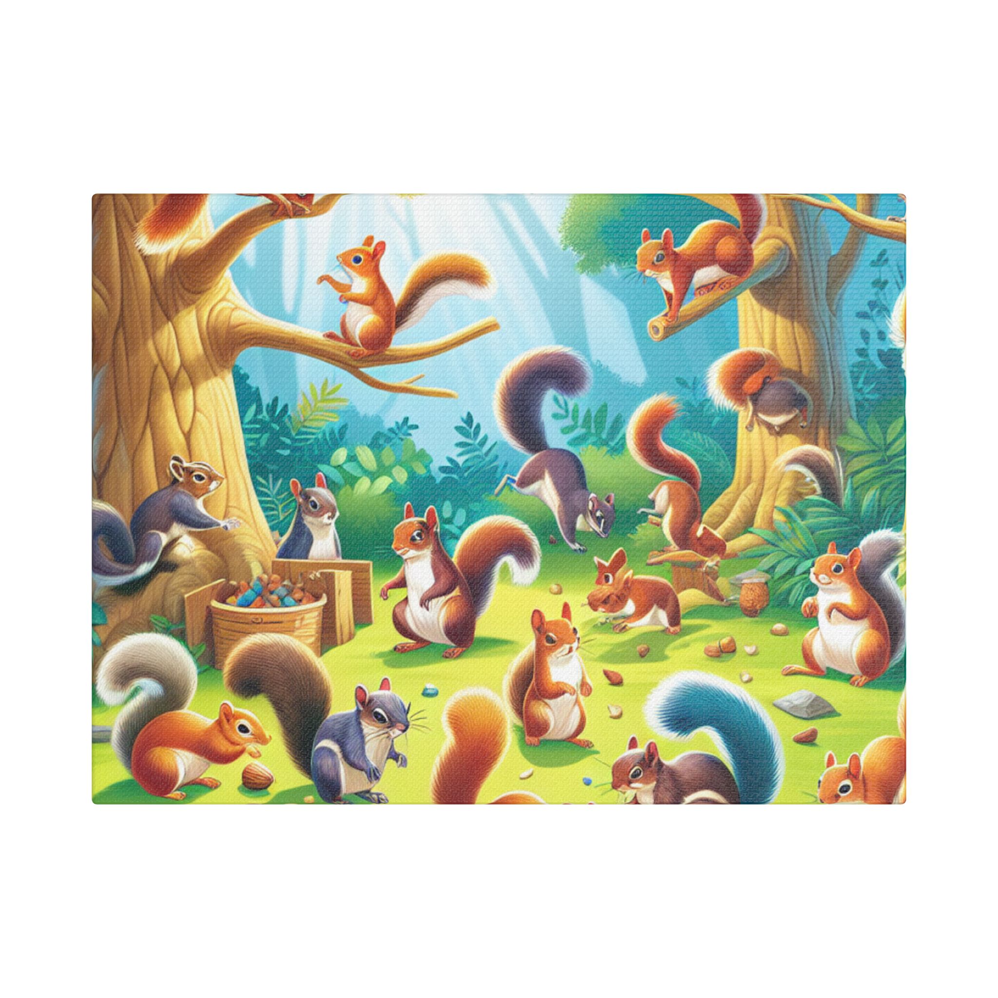 Canvas Print Squirrels In Spring Time - Image 9