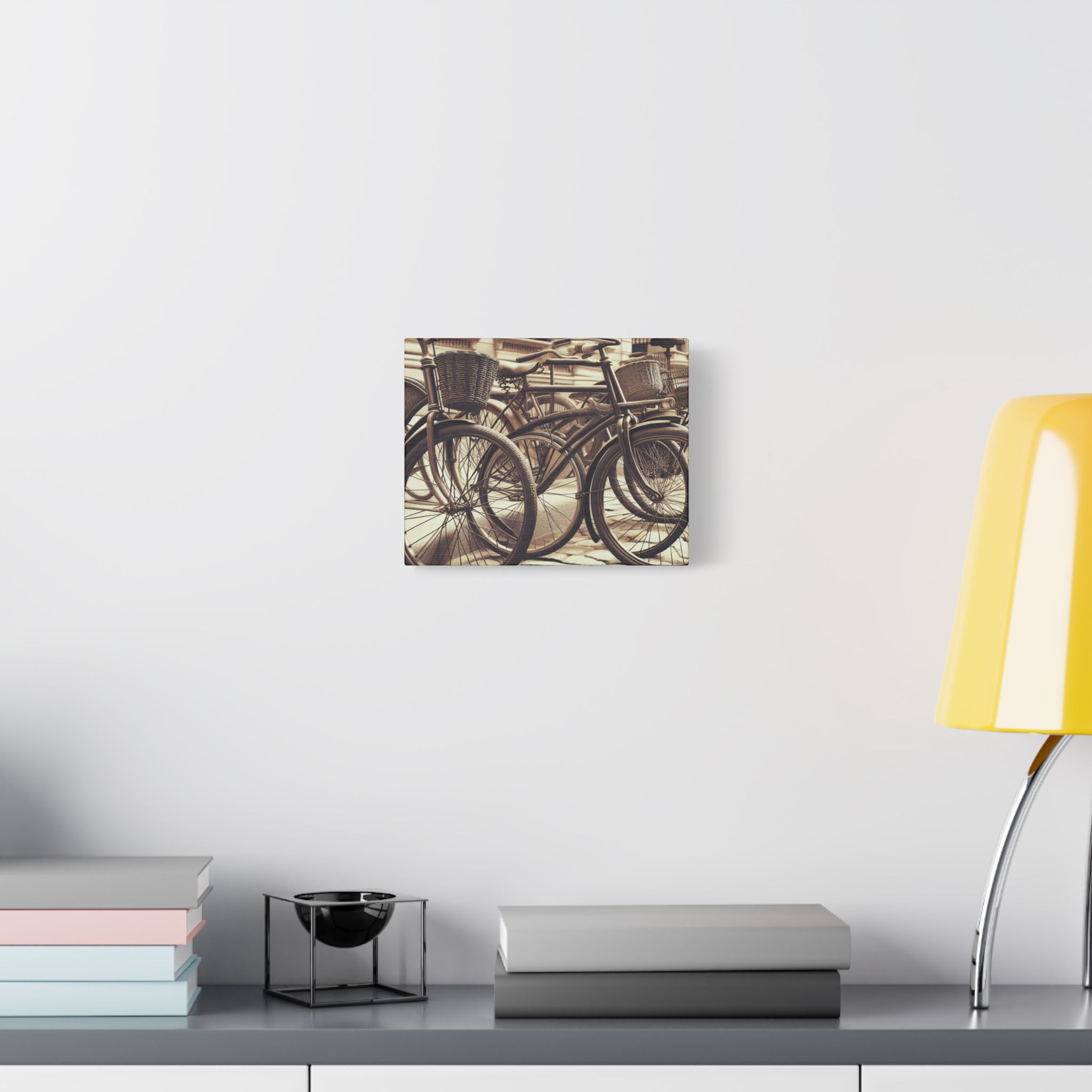 Canvas Wall Art - Lets Go On A Bicycle Race Satin Print - Image 7