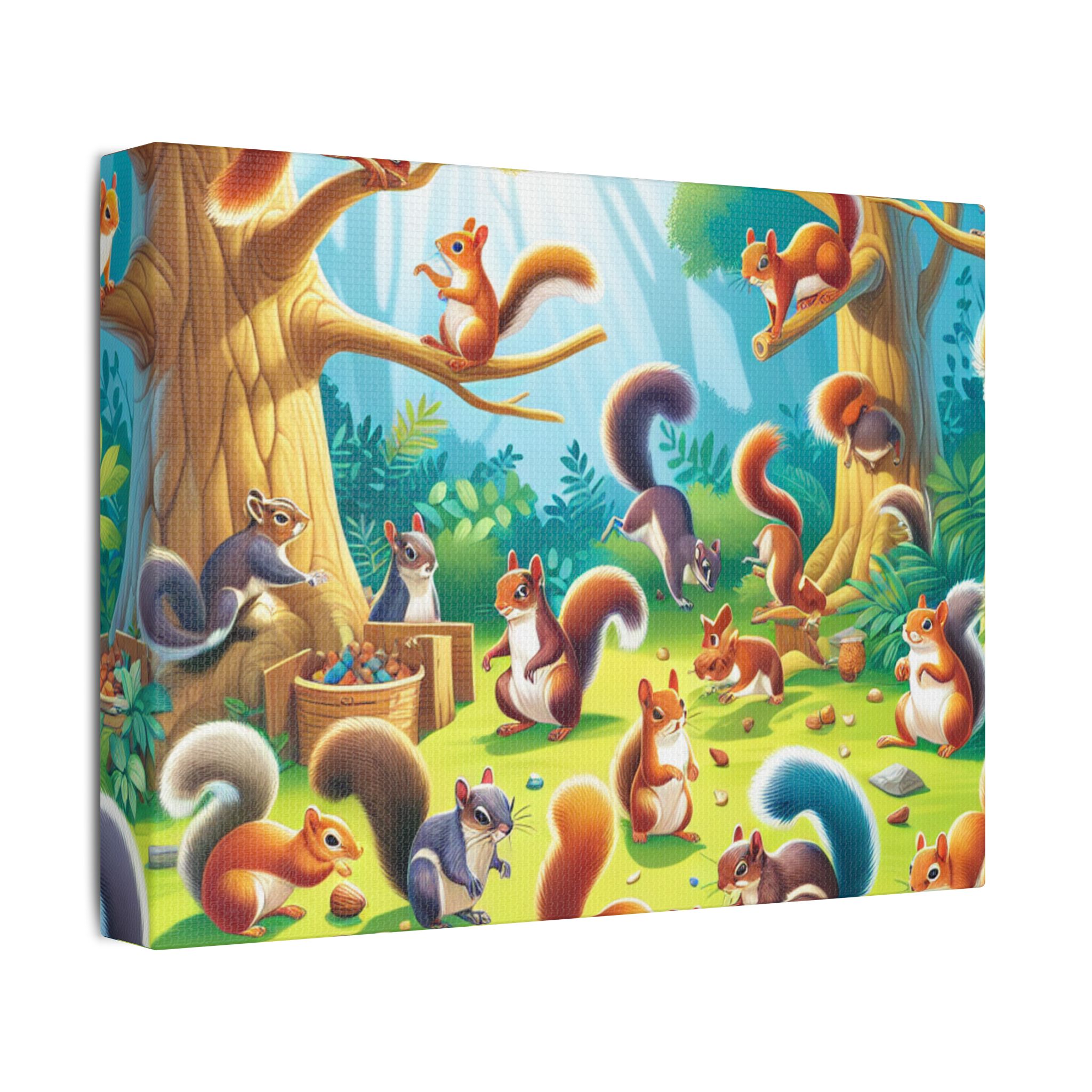Canvas Print Squirrels In Spring Time - Image 10