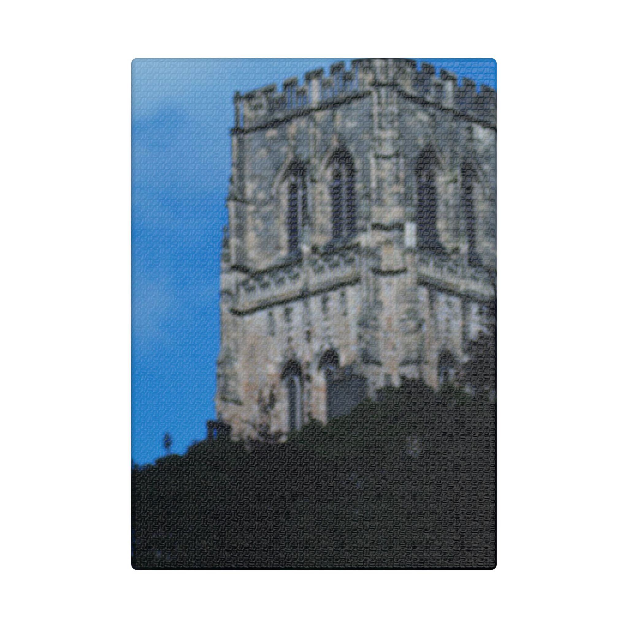 Canvas Art: Durham Cathedral Tower Summer Time