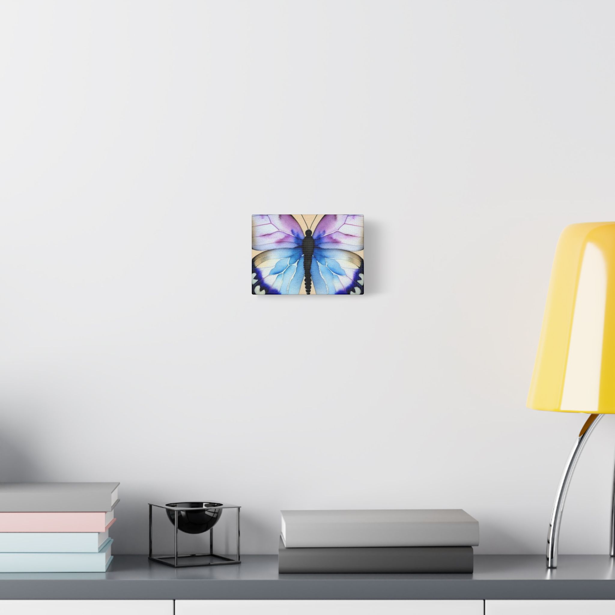 Canvas Print Purple And Blue Butterfly - Image 3
