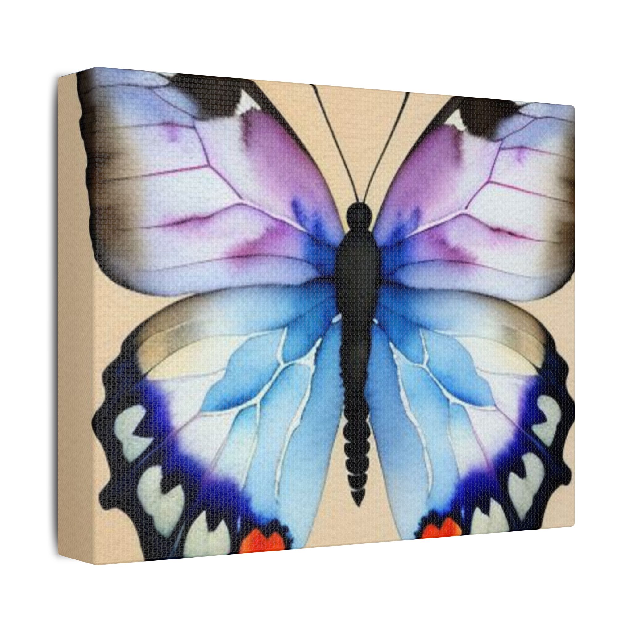 Canvas Print Purple And Blue Butterfly - Image 6