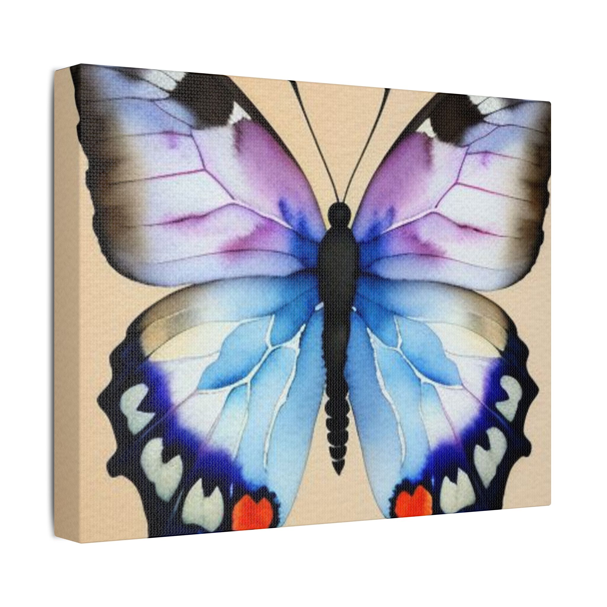 Canvas Print Purple And Blue Butterfly - Image 14