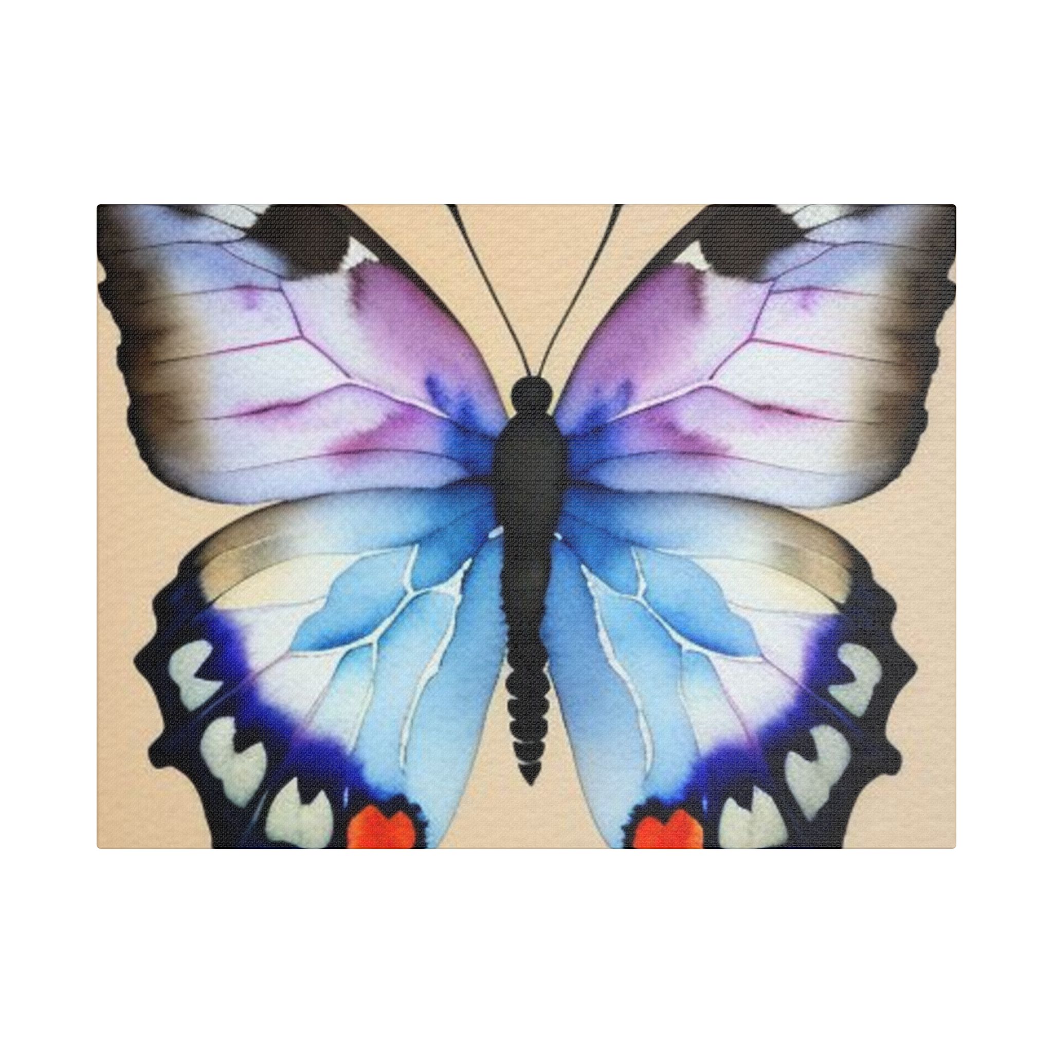 Canvas Print Purple And Blue Butterfly - Image 17