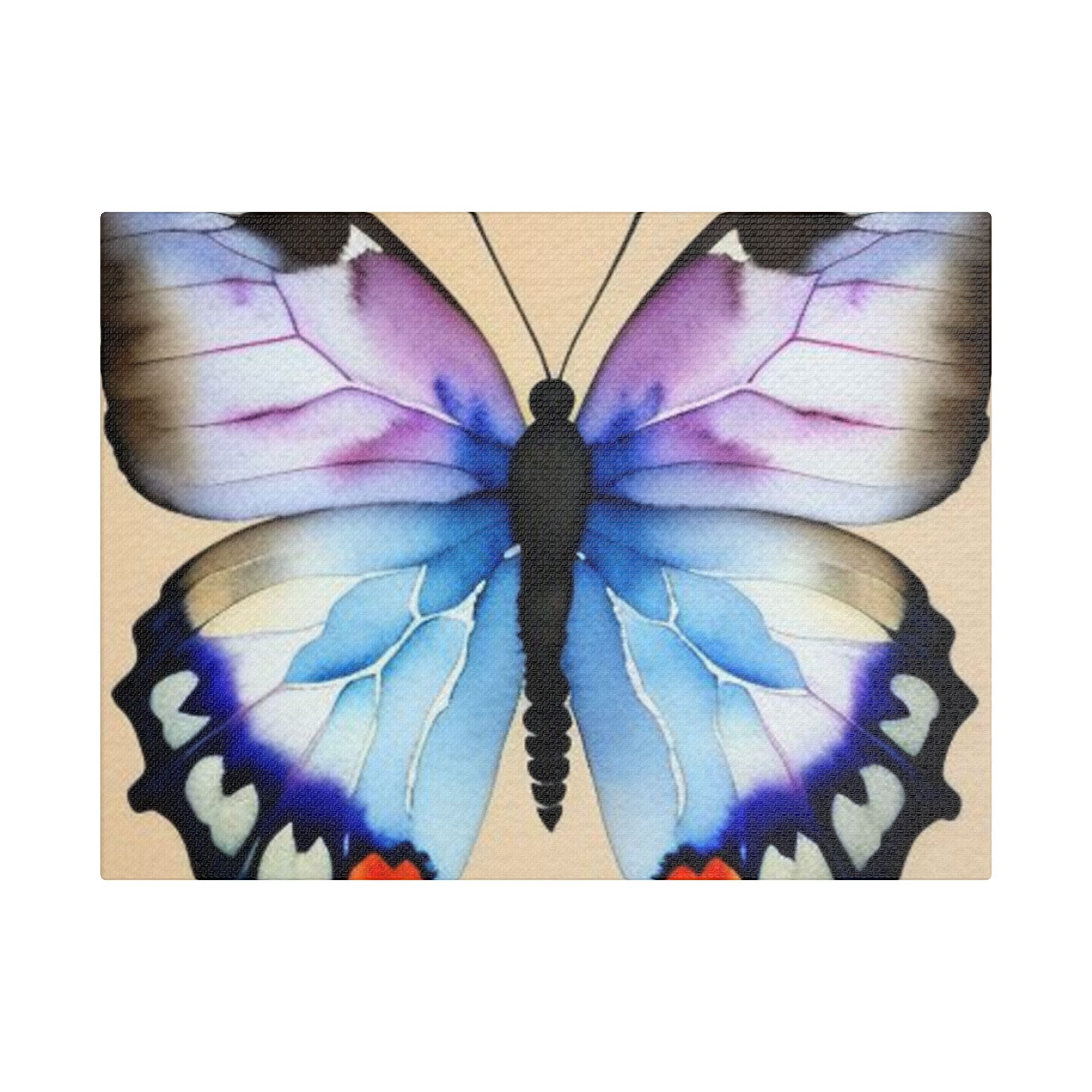 Canvas Print Purple And Blue Butterfly - Image 9