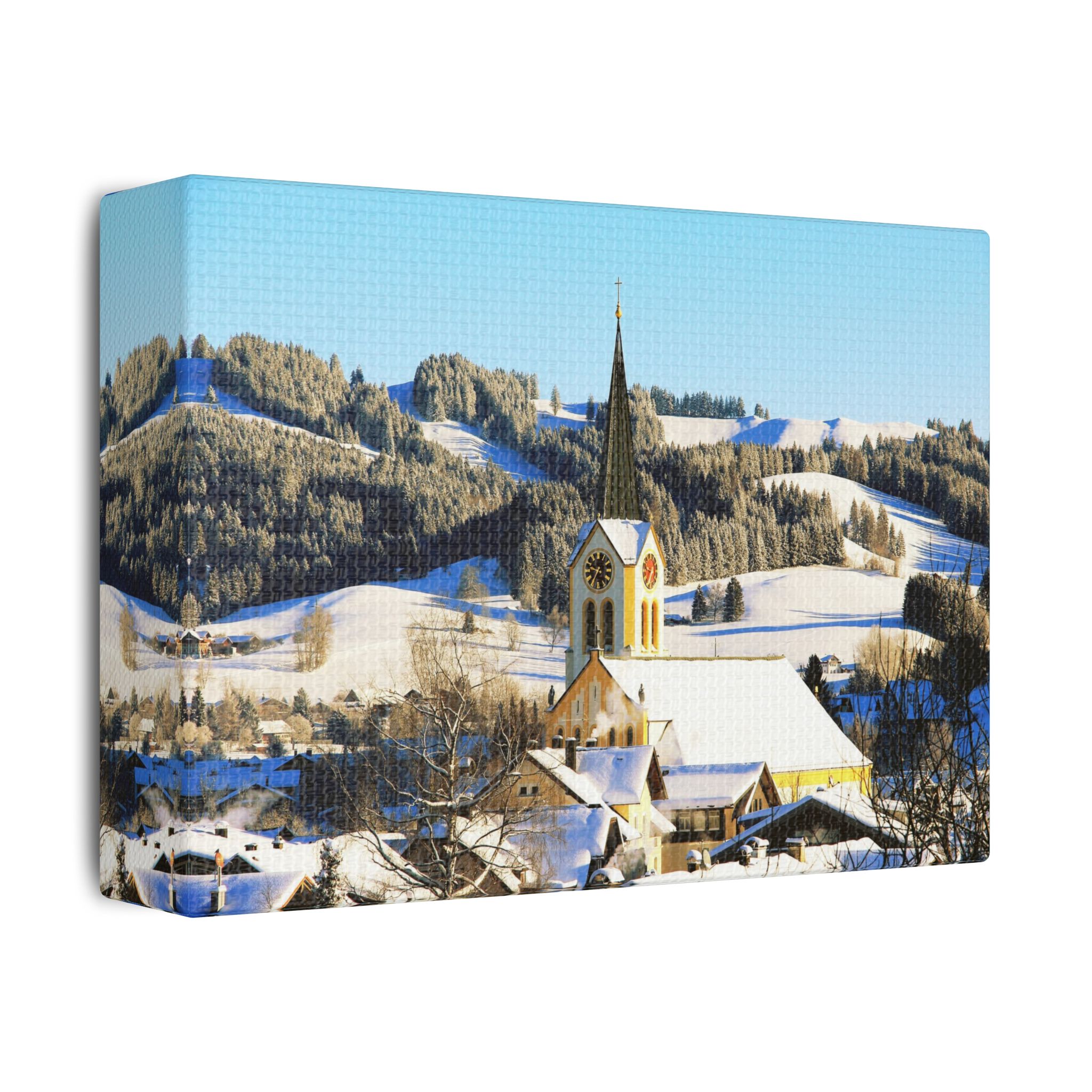 Swiss Snow Scene